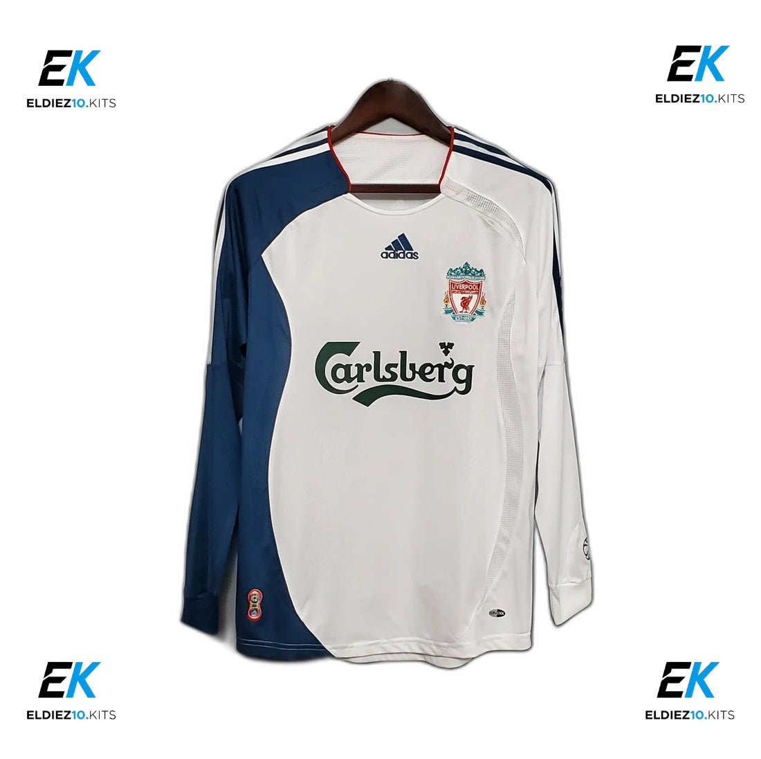 06-07 Liverpool Away Long Sleeve Retro