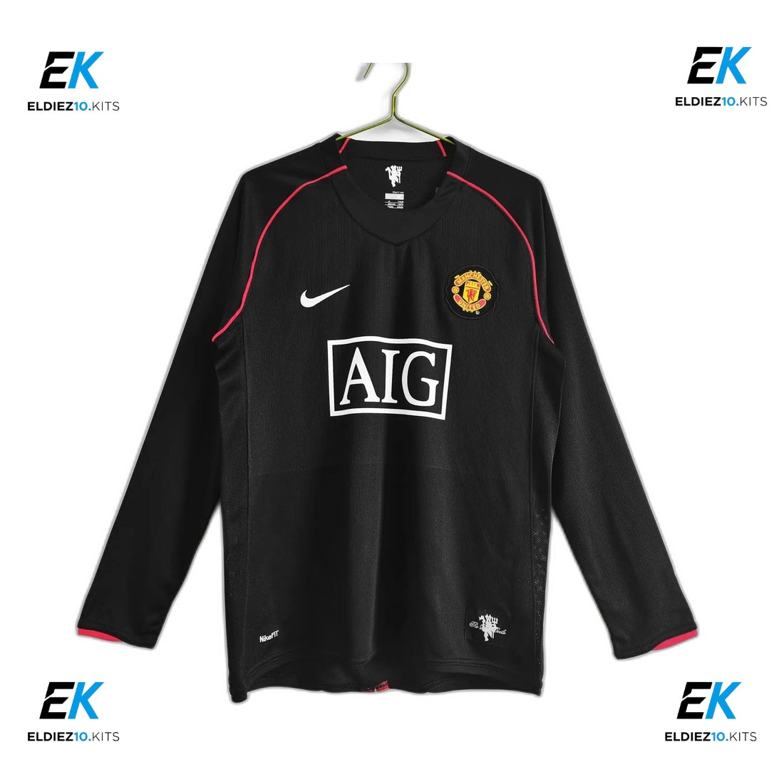 07-08 Manchester United Away Retro Long Sleeve