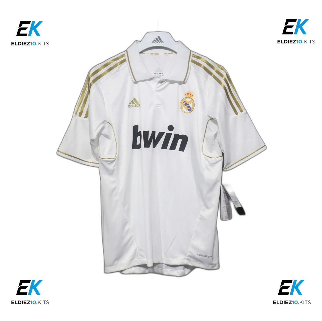 11-12 Real Madrid Home Retro Player Version