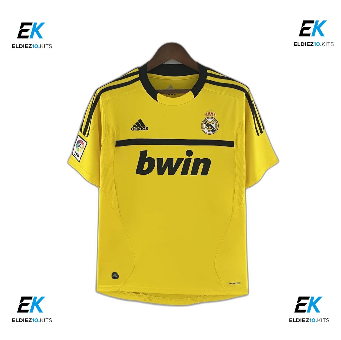 11-12 Real Madrid Yellow Goal Keeper Retro