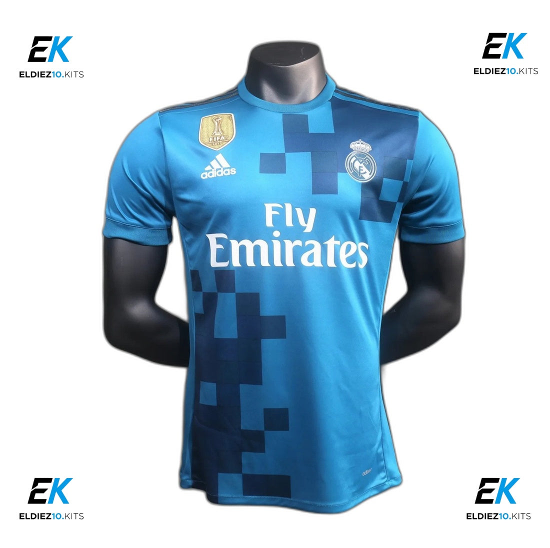 17-18 Real Madrid Third Retro Player Version