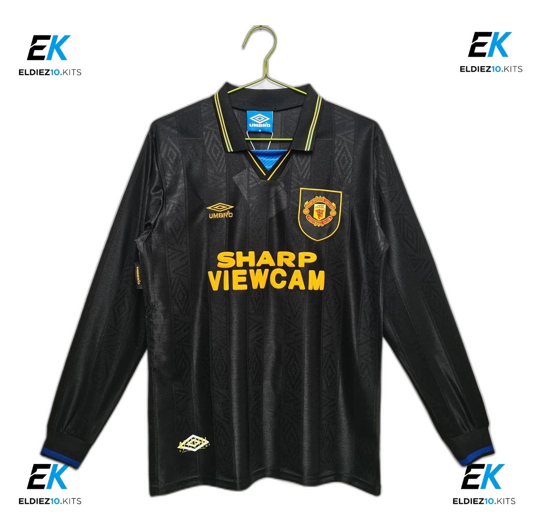 1993-94 Manchester United Away Long Sleeve Retro