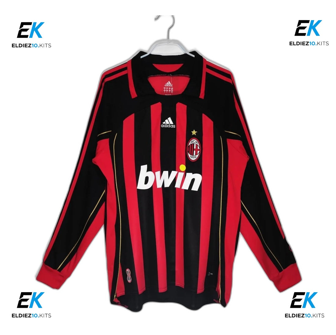 2006-07 AC Milan Home Long Sleeve Retro