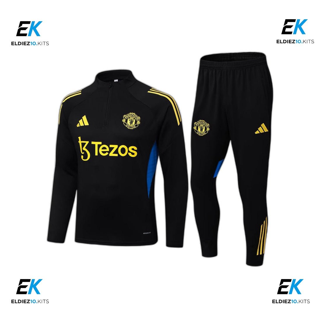 25-26 Manchester United Black Training Suit