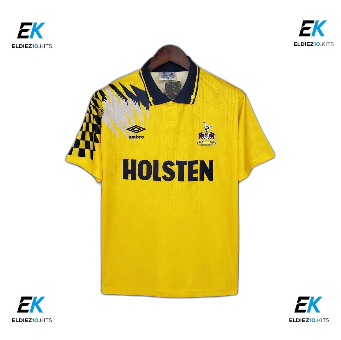 92-94 Tottenham Hotspur Away Yellow Retro