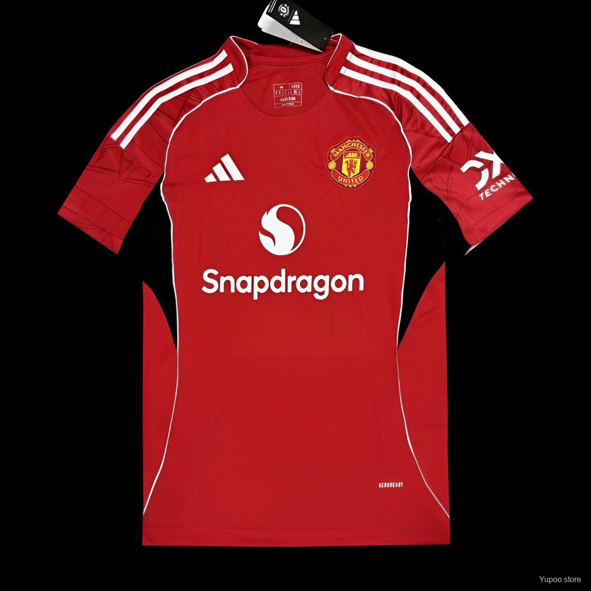 25-26 Manchester United Home Fan Version
