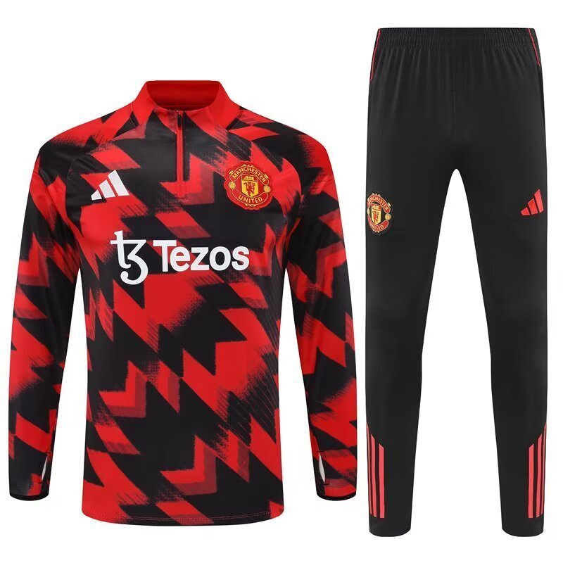 25-26 Manchester United Red Training Suit
