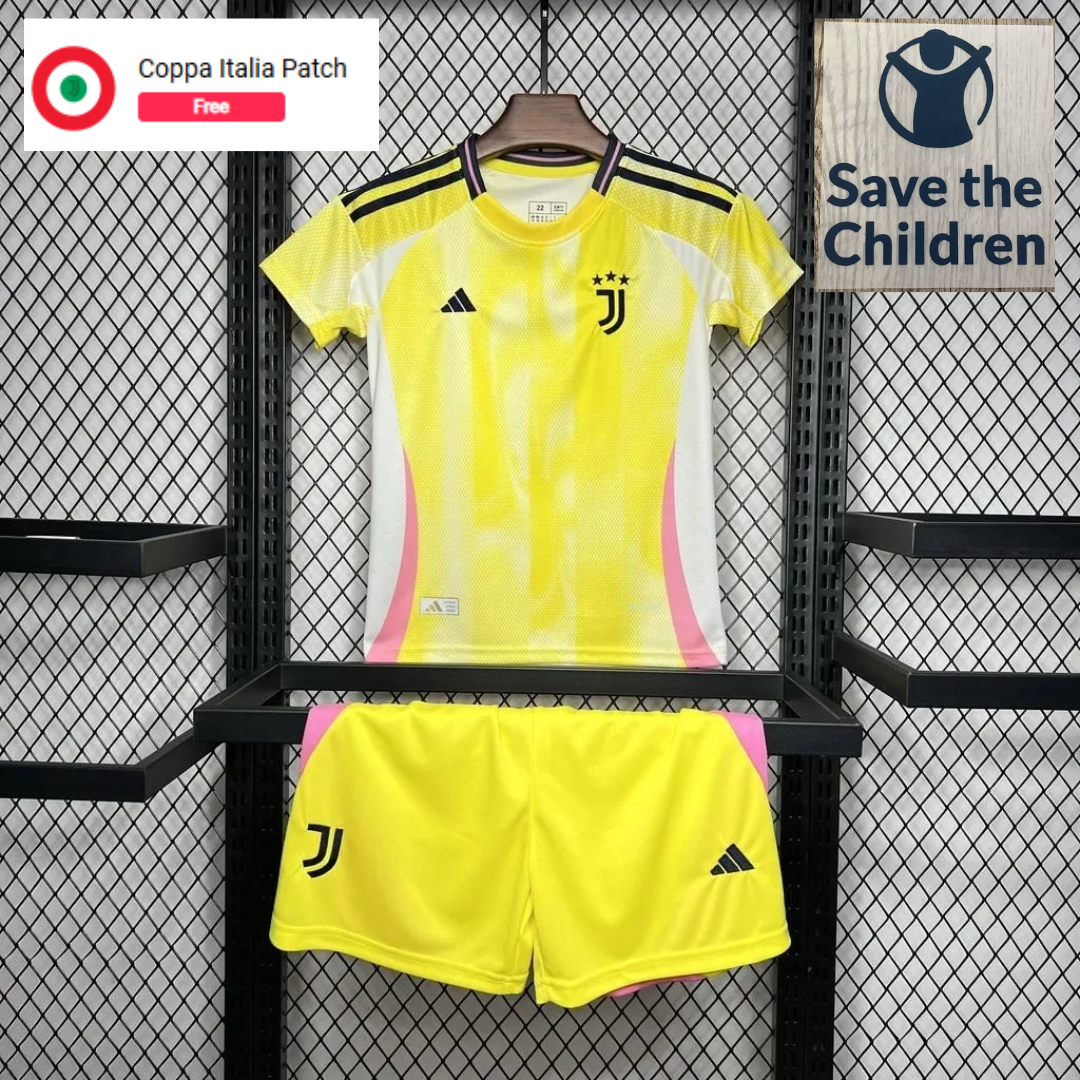 24-25 Juventus Away kids kit