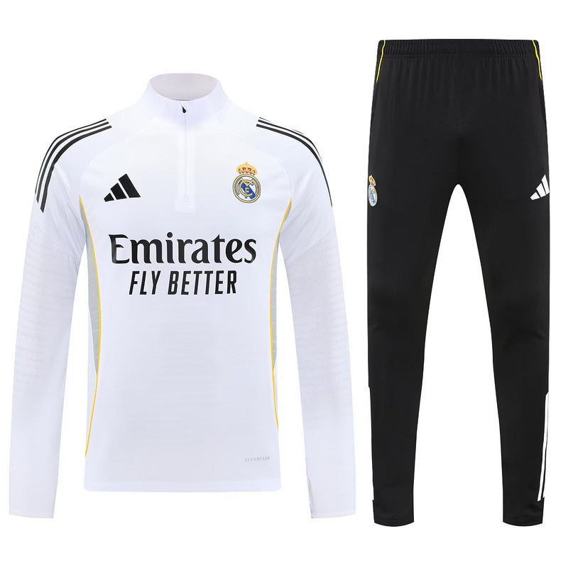 25-26 Real Madrid White Training Suit
