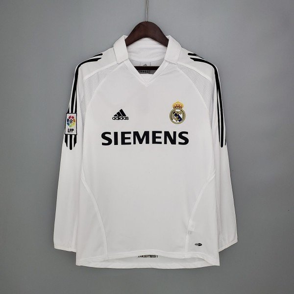 Real Madrid 05/06 Home Long Sleeve Beckham 23