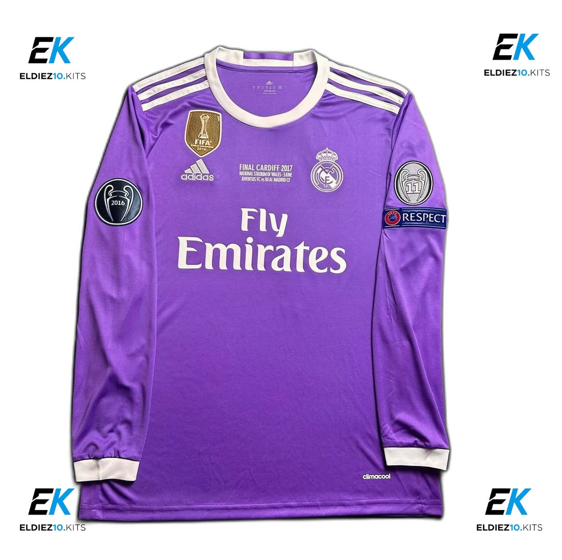Real Madrid Final Champions League 2017 Long Sleeve Ronaldo 7