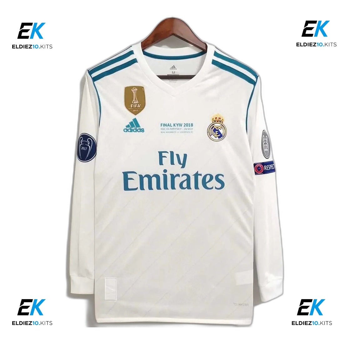 Real Madrid Final Champions League 2018 Long Sleeve Ronaldo 7