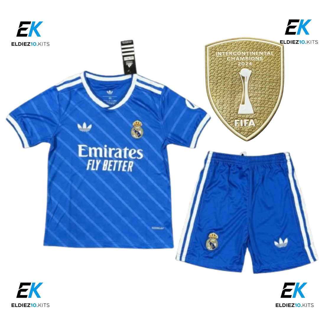 25-26 Real Madrid Third Kids Kit