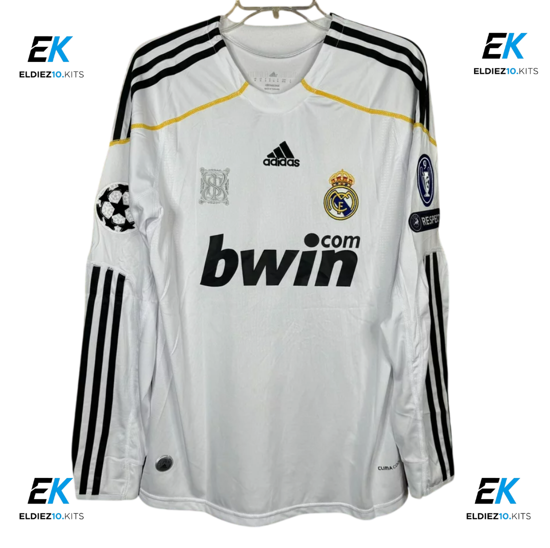 Real Madrid 09/10 Home Long Sleeve Ronaldo 9