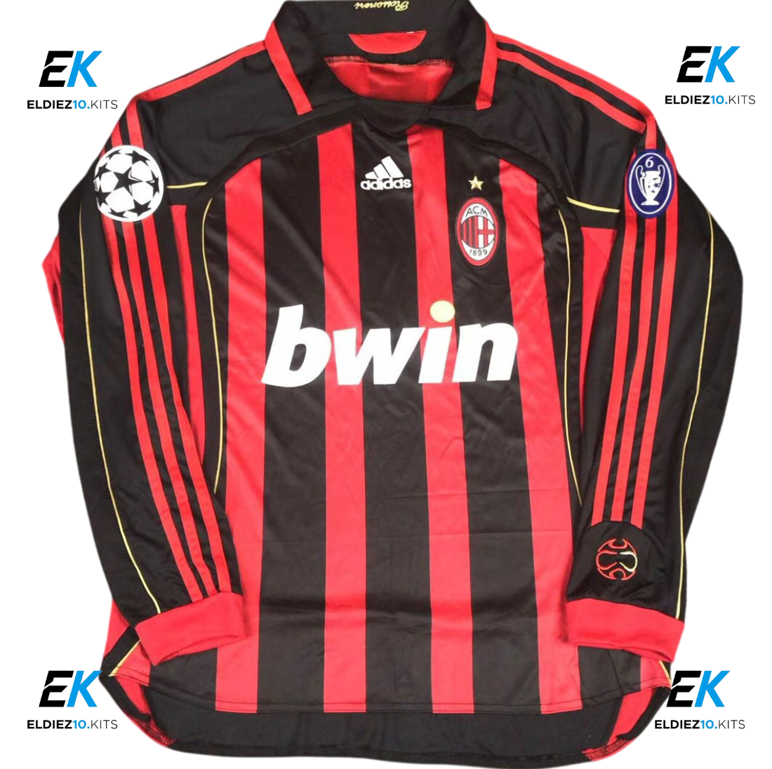 AC Milan 06/07 Home Long Sleeve Maldini 3