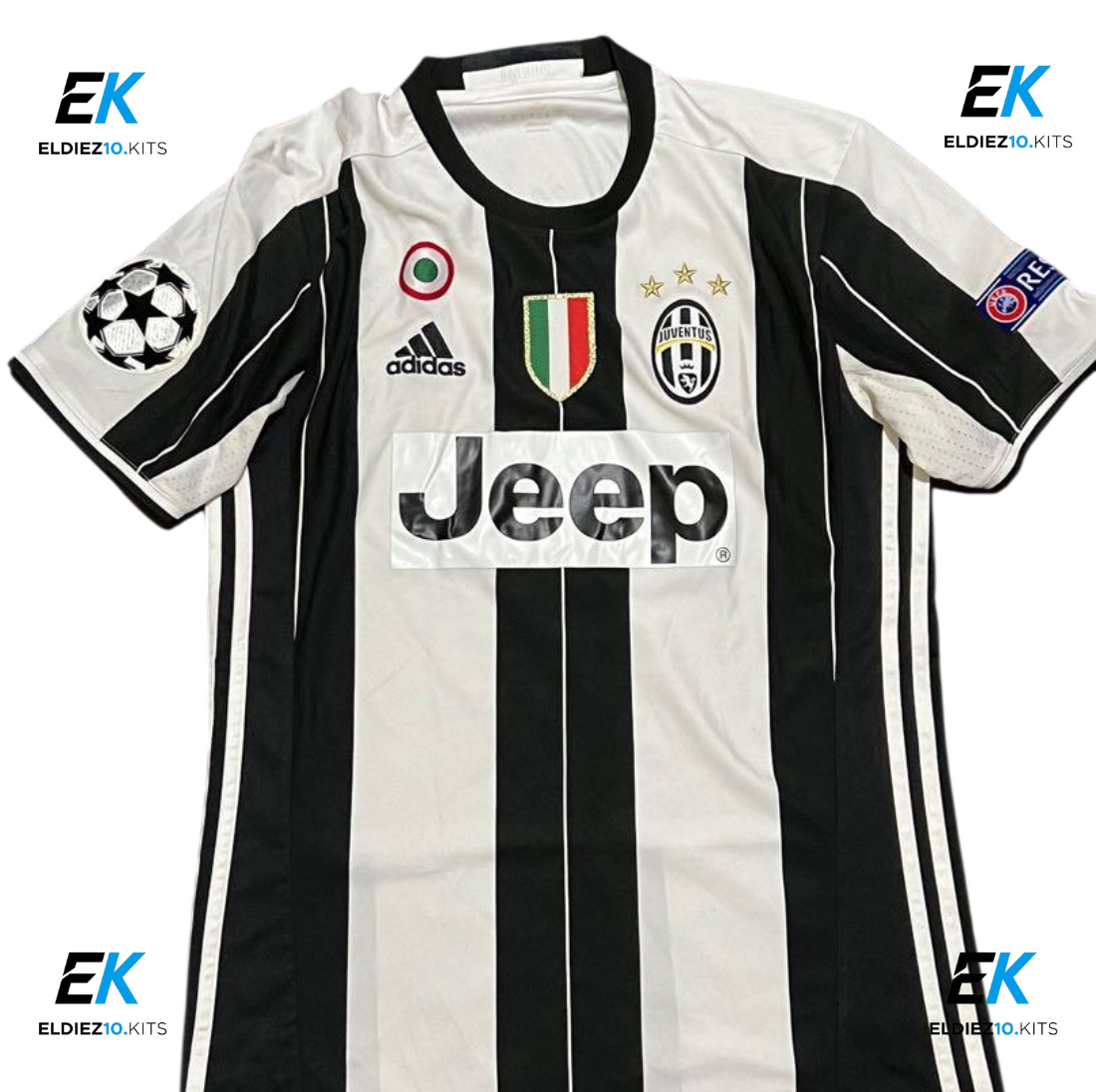 16-17 Juventus Home Retro Champions League
