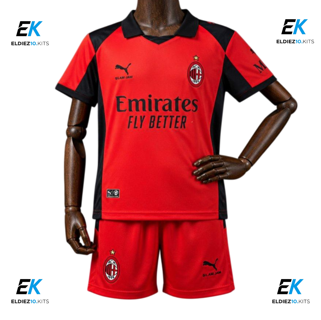 25-26 AC Milan x SLAM JAM Kids Kit