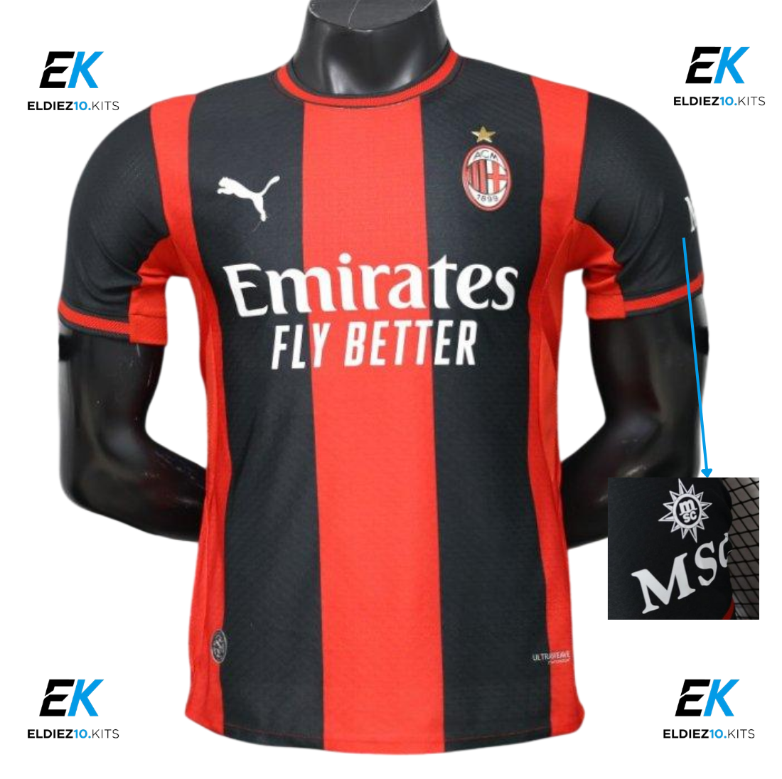 26-27 AC Milan Home Player Version
