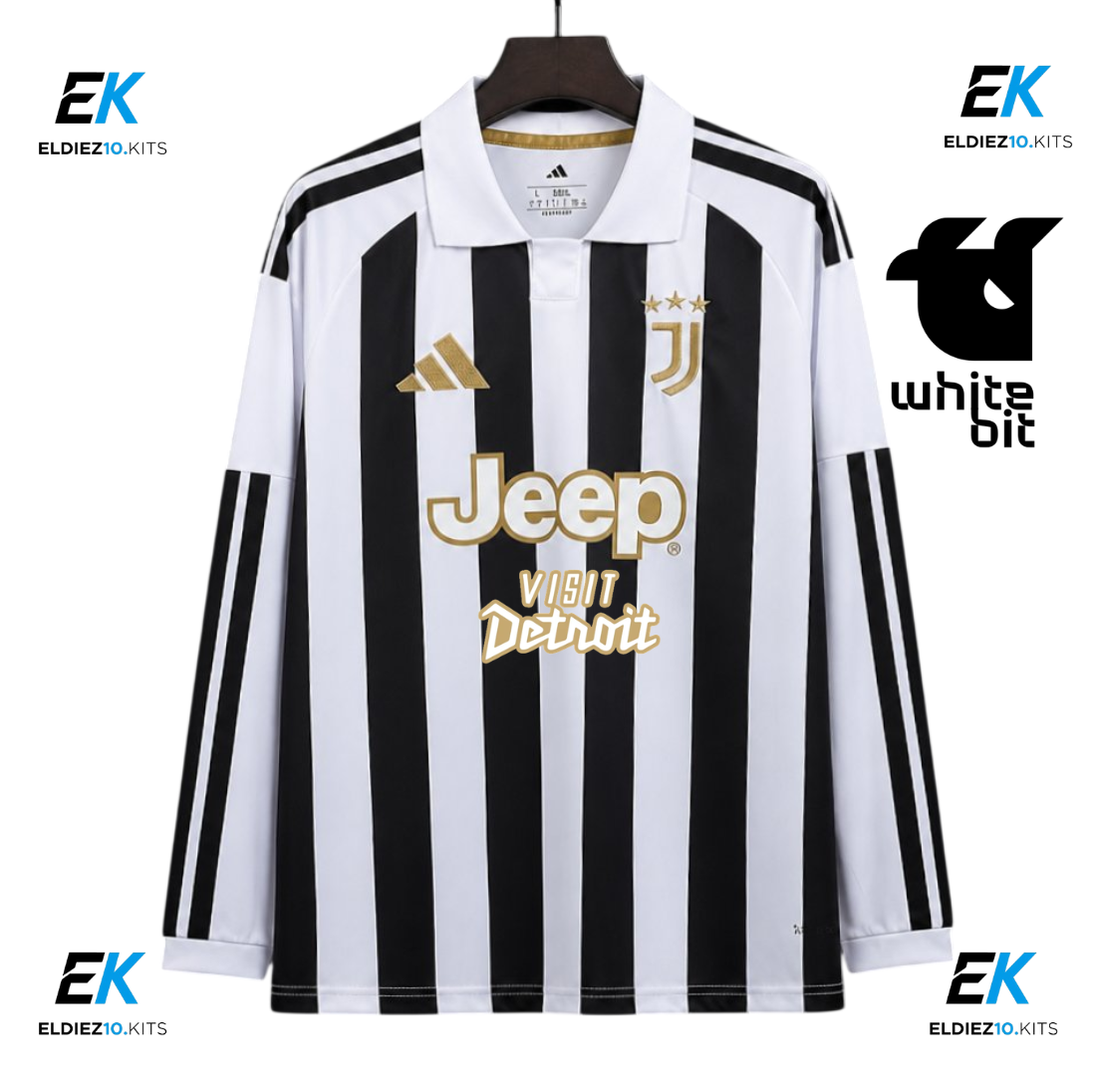 26-27 Juventus Home Long Sleeve Fan Version