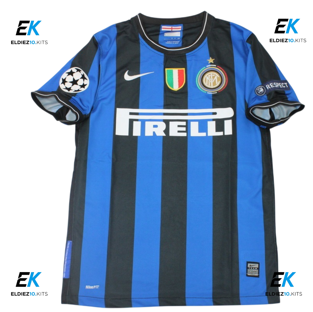 09-10 Inter Milan Home UCL Patch Retro