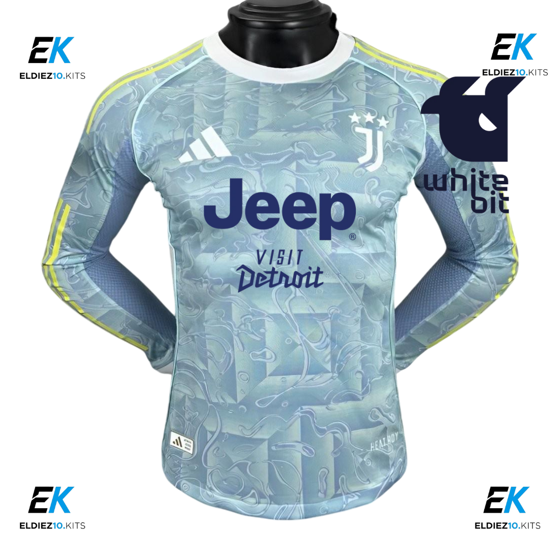 25-26 Juventus Away Long Sleeve Player Version