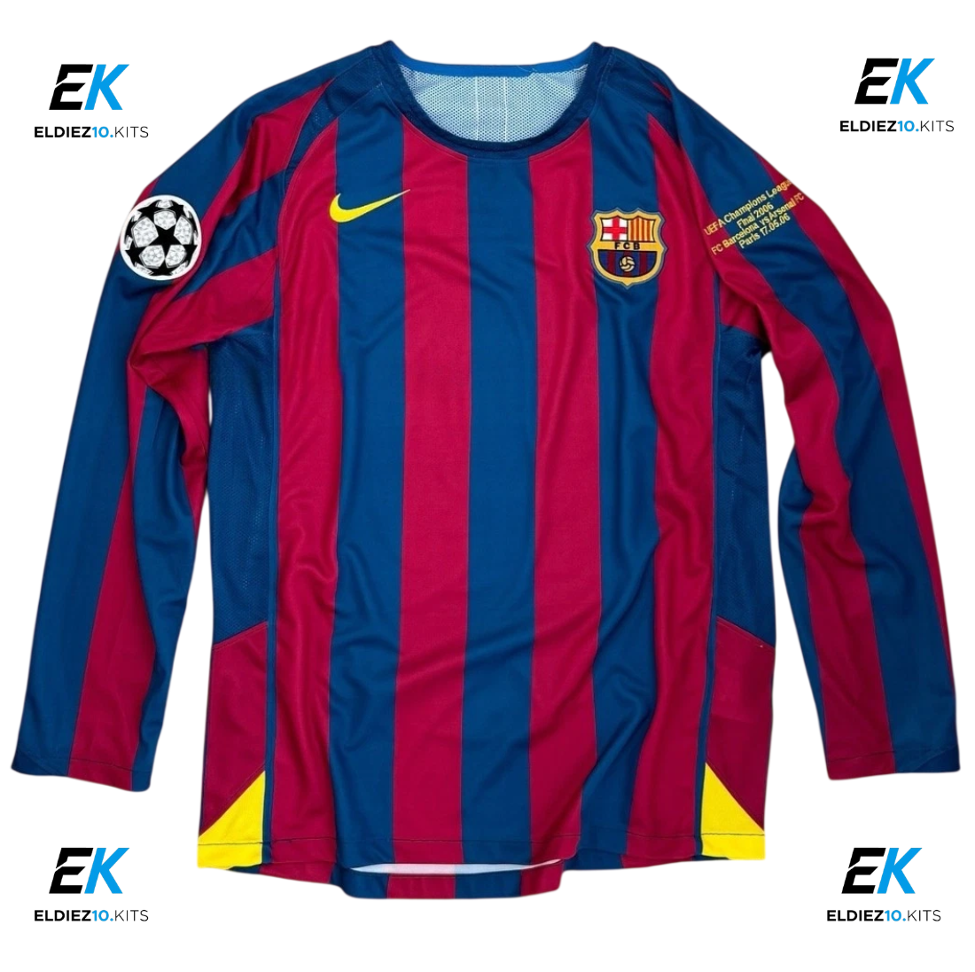Barcelona Final Champions League Version 2006 Long Sleeve