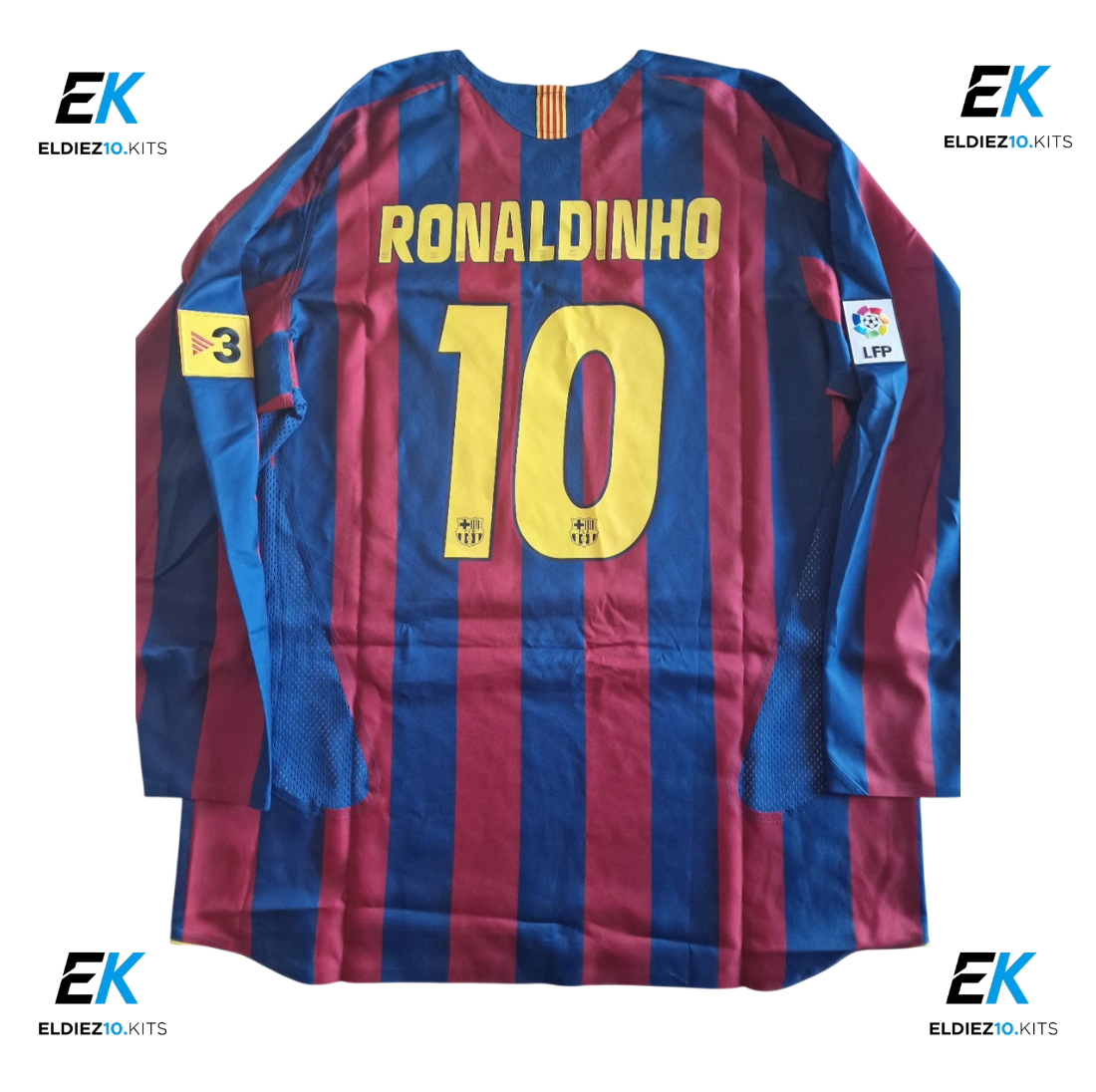 Barcelona 05/06 Home Long Sleeve Ronaldinho 10