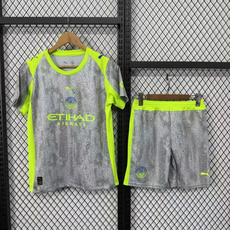 25-26 Manchester City Third Kids Kit