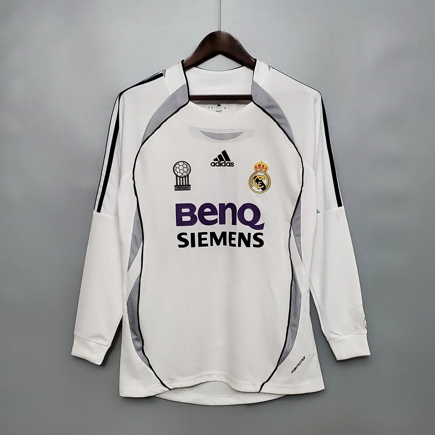 06-07 Real Madrid Home Long Sleeve Retro