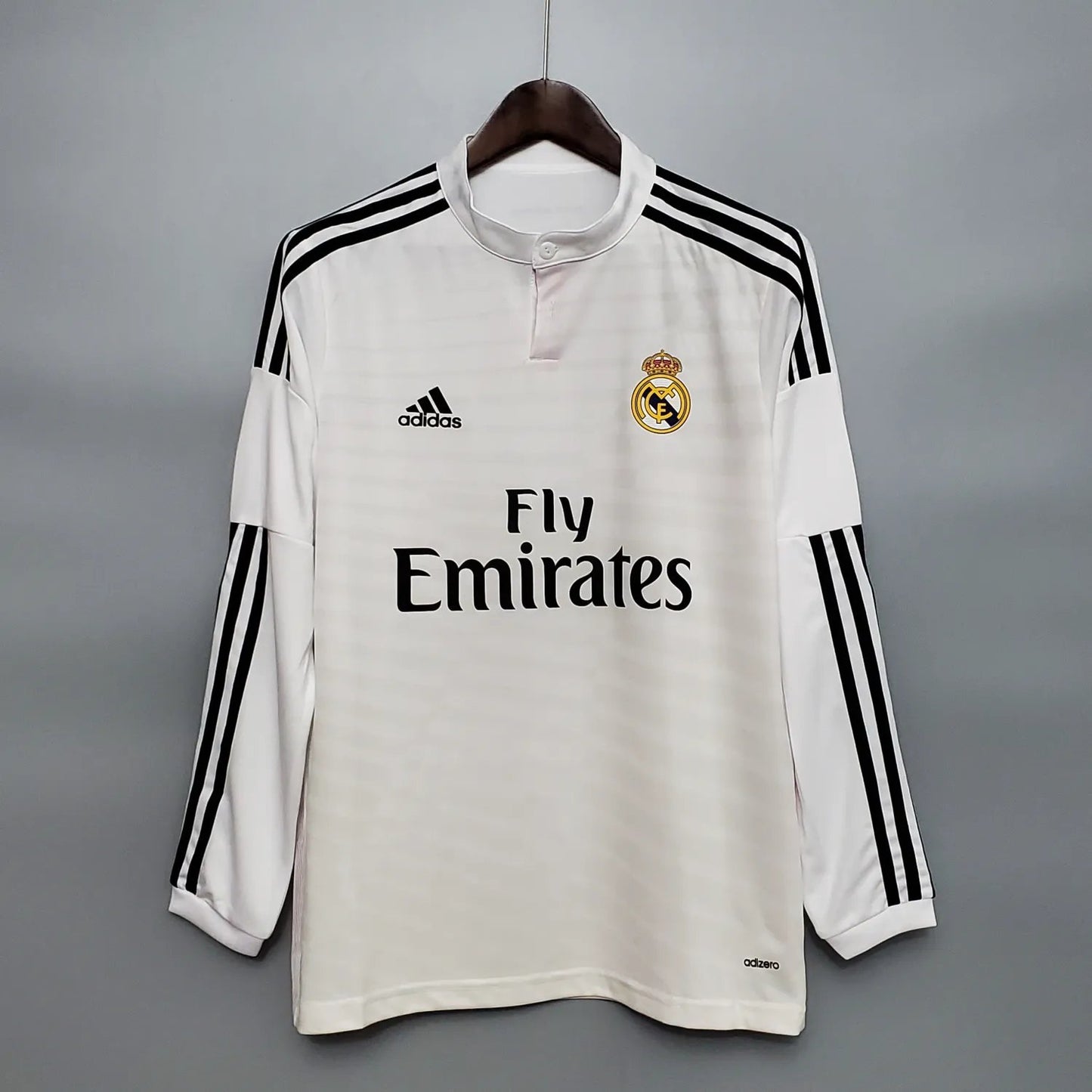 14-15 Real Madrid Home Long Sleeve Retro
