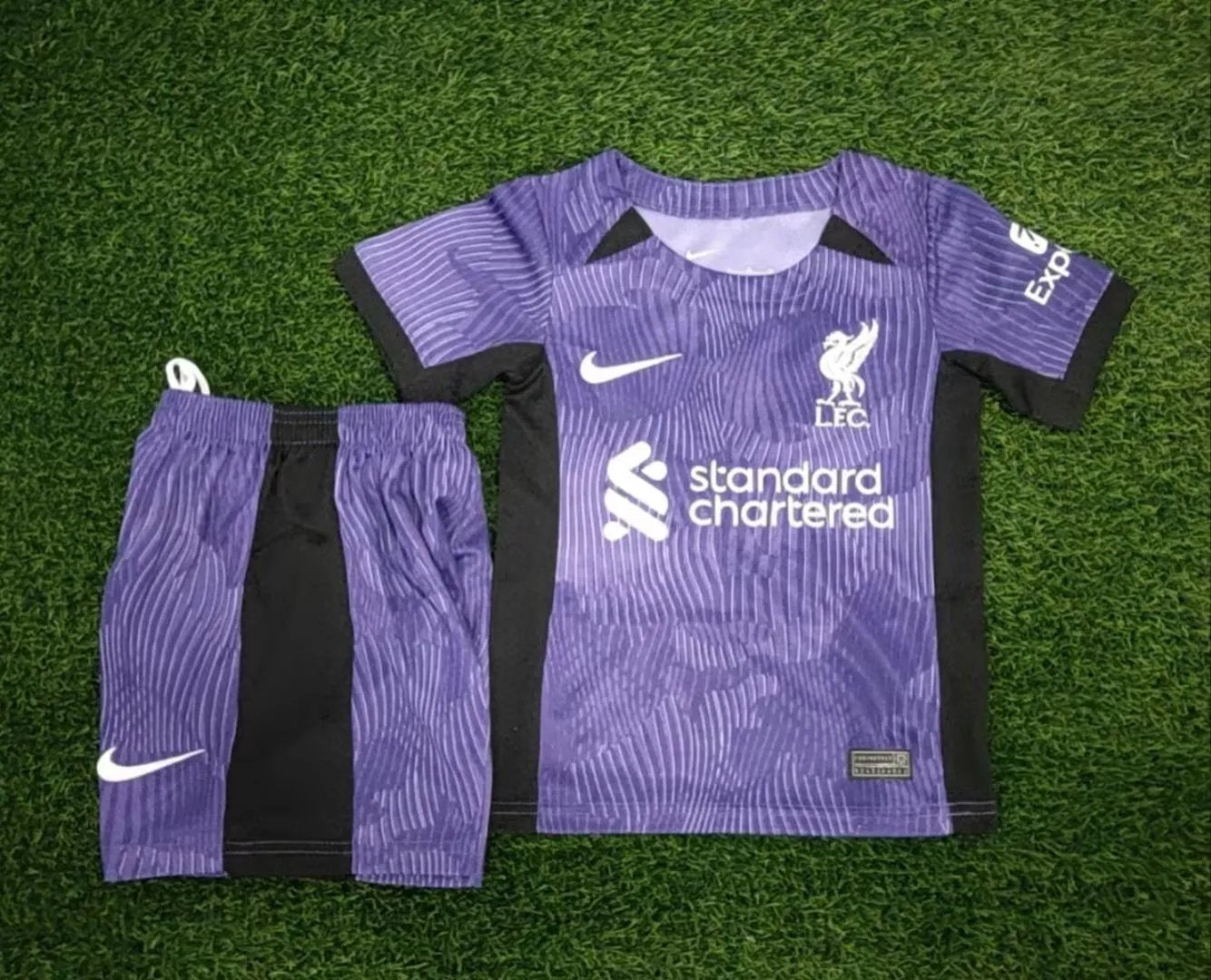 23-24 Liverpool Third Away Kids Kit