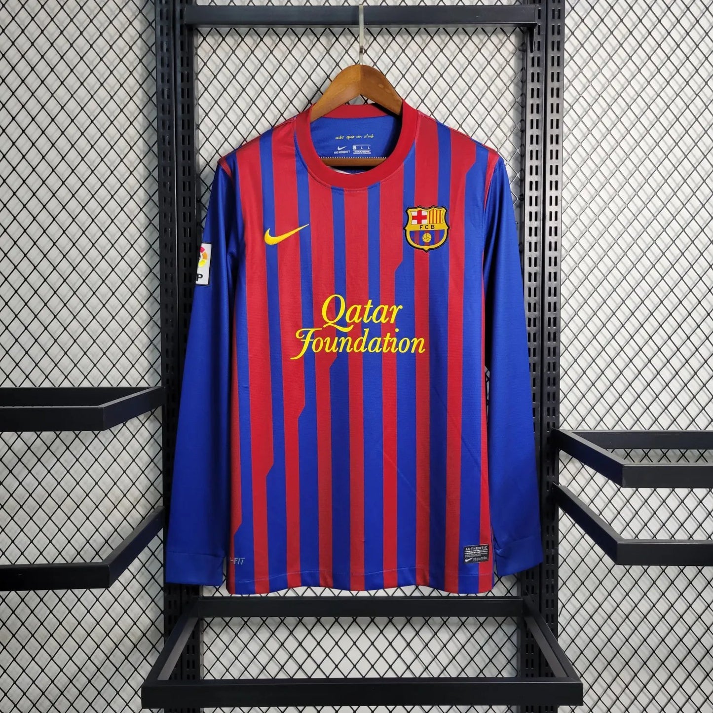 11-12 Barcelona Home Retro Long Sleeve