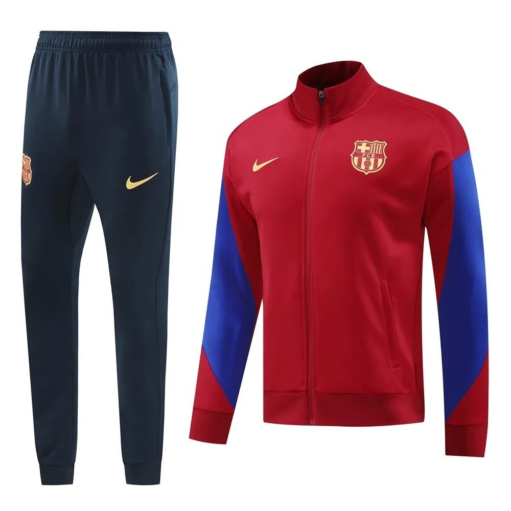 24-25 Barcelona Red Jacket Tracksuit