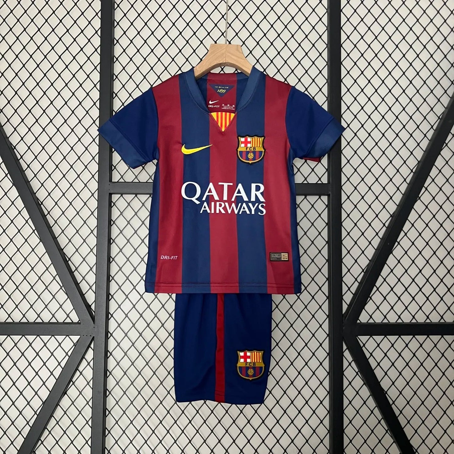 Retro 14-15 Barcelona Home Kids Kit