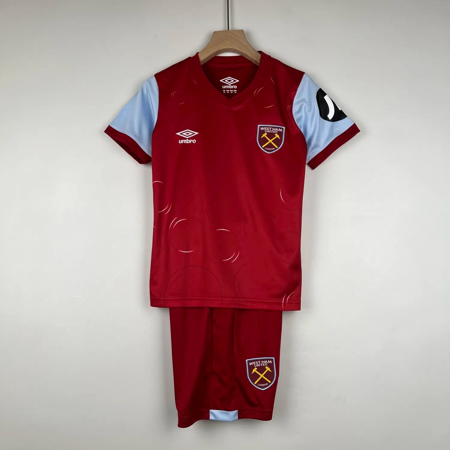 23-24 West Ham United Home Kids Kit
