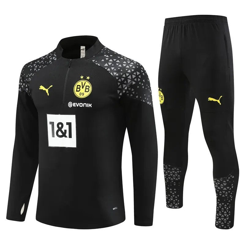 23-24 Borussia Dortmund Black Training Suit