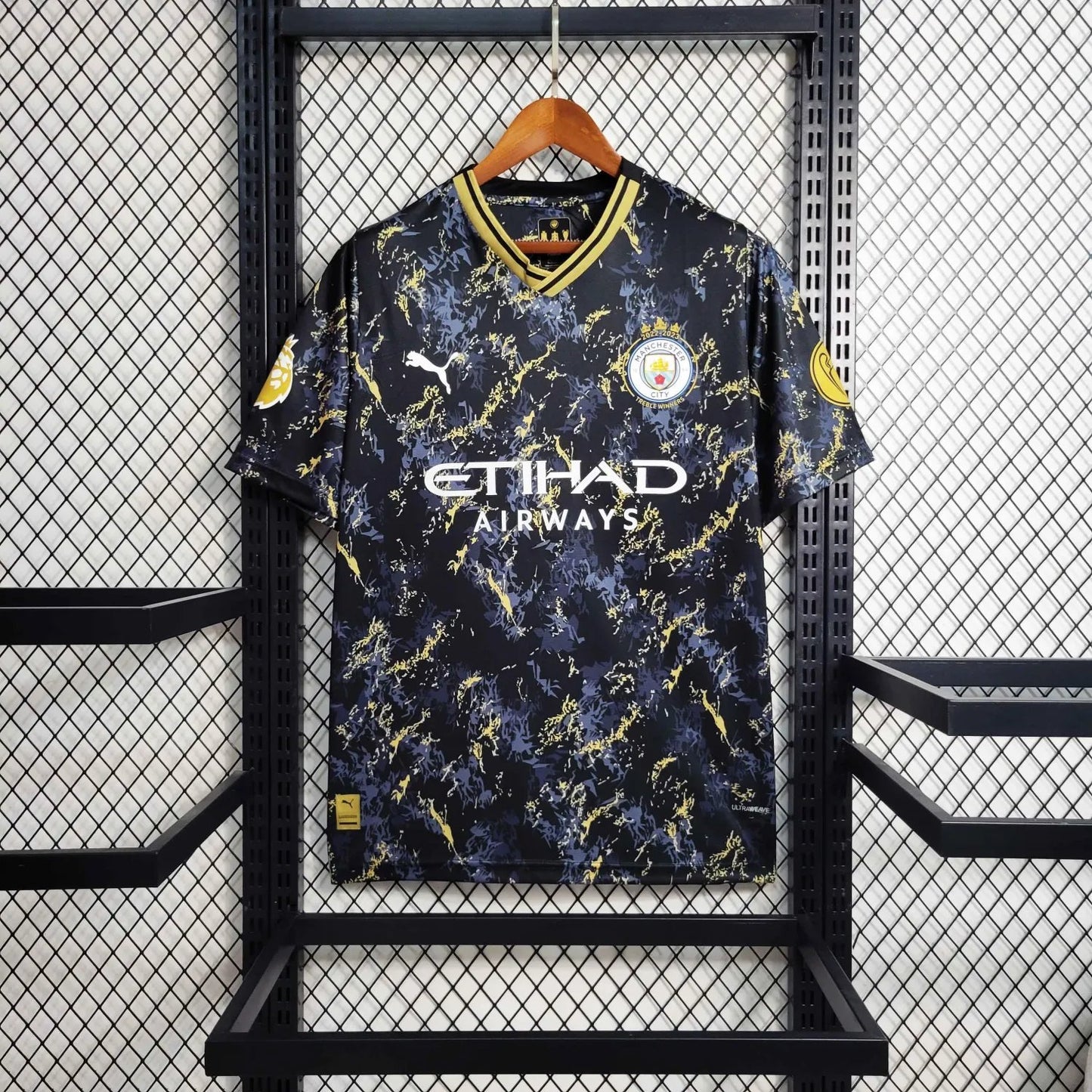23-24 Manchester City Black and Gold