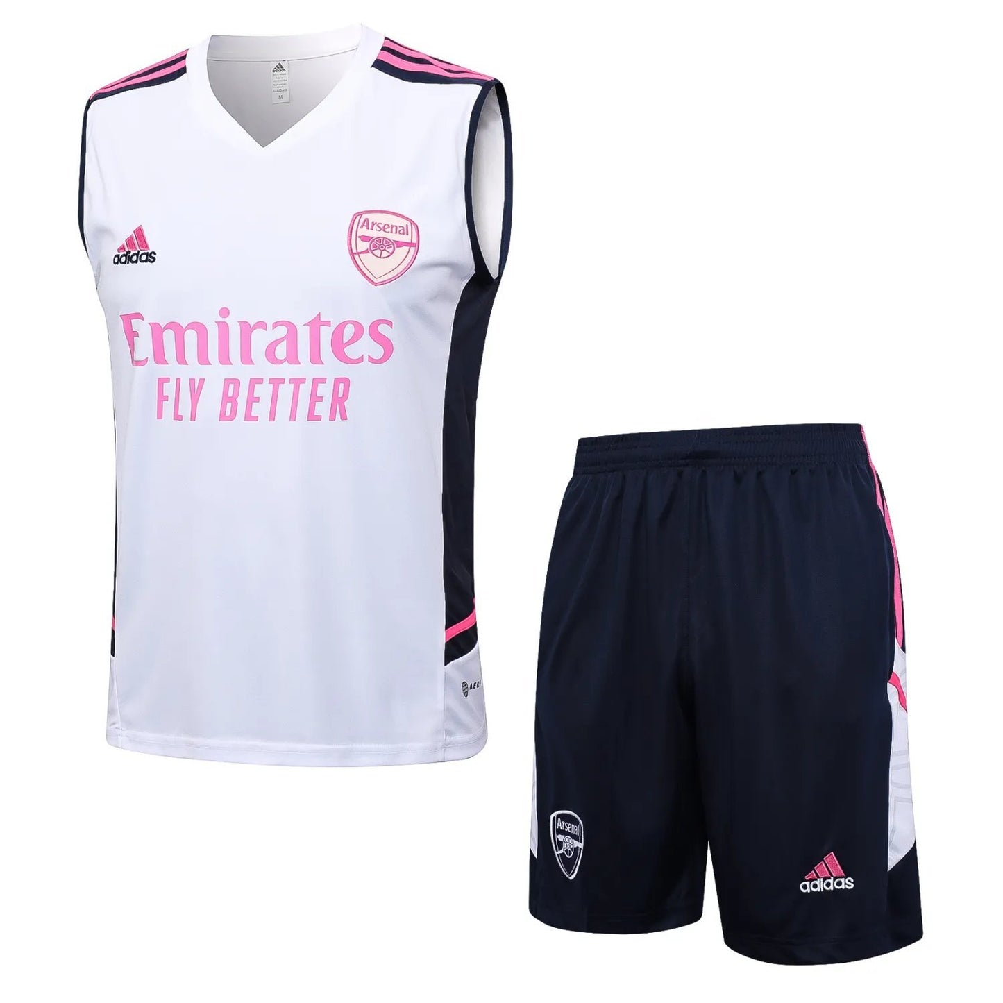 23-24 Arsenal White Training Vest Suit