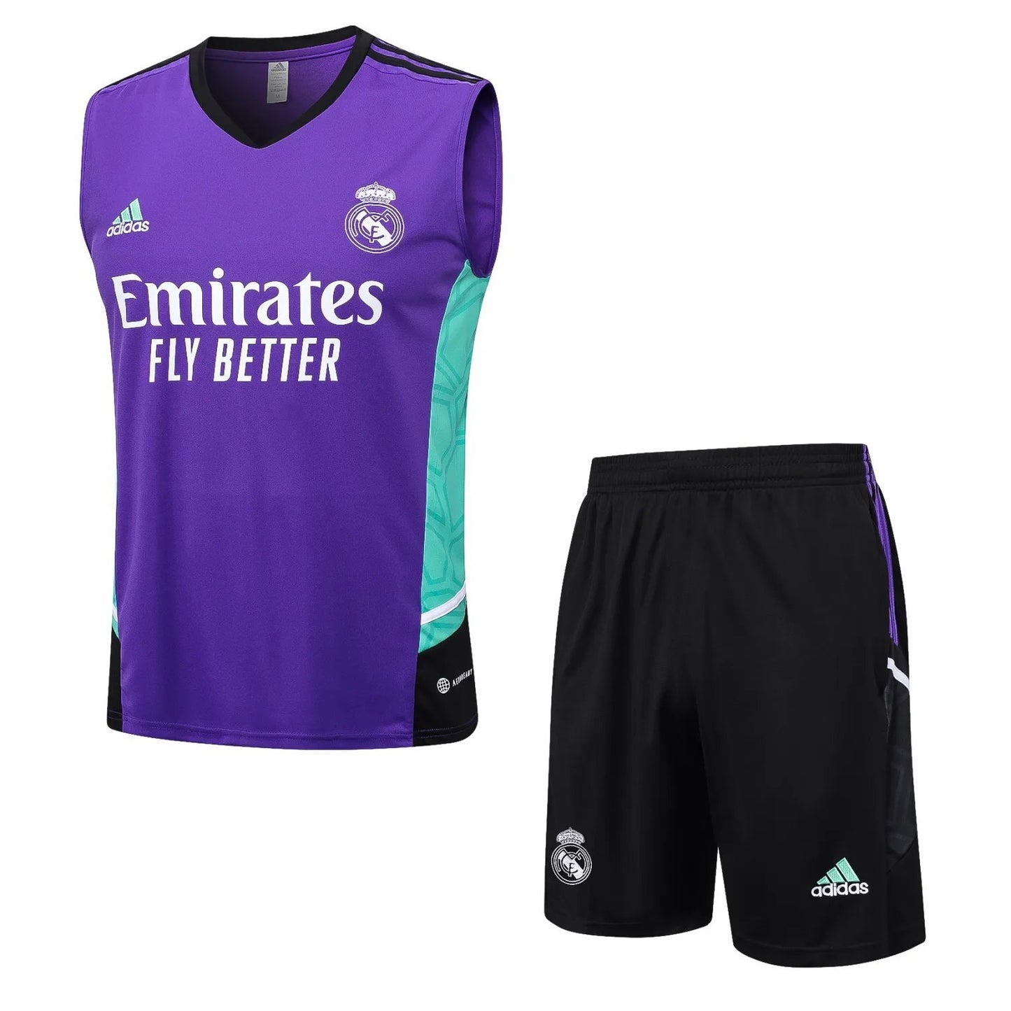 23-24 Real Madrid purple Training Vest Suit