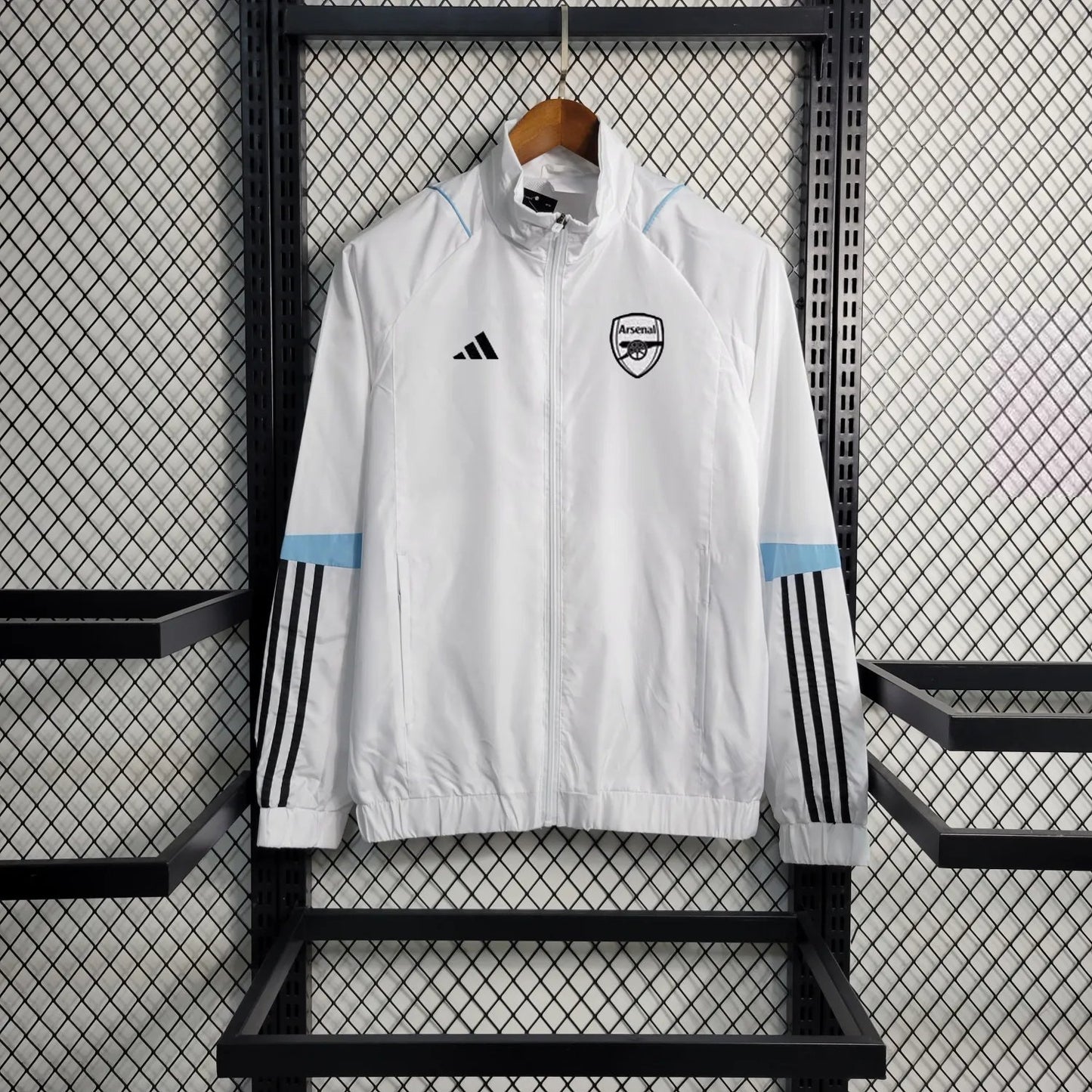 23-24 Arsenal White Windbreaker