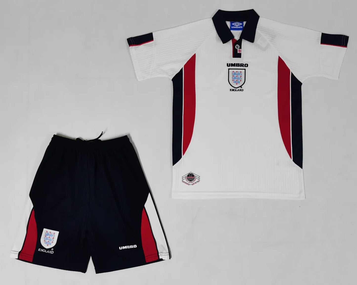 Retro 1998 England Home White Kids Kit