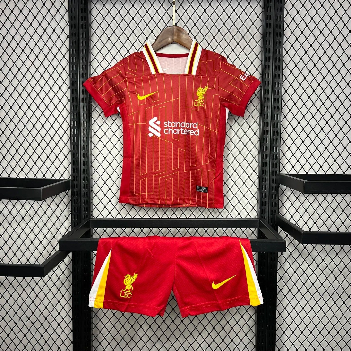 24-25 Liverpool Home kids kit