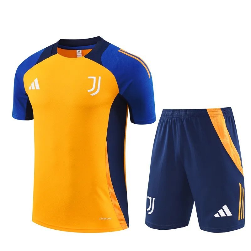 24-25 Juventus Orange Short Sleeve Training Suit