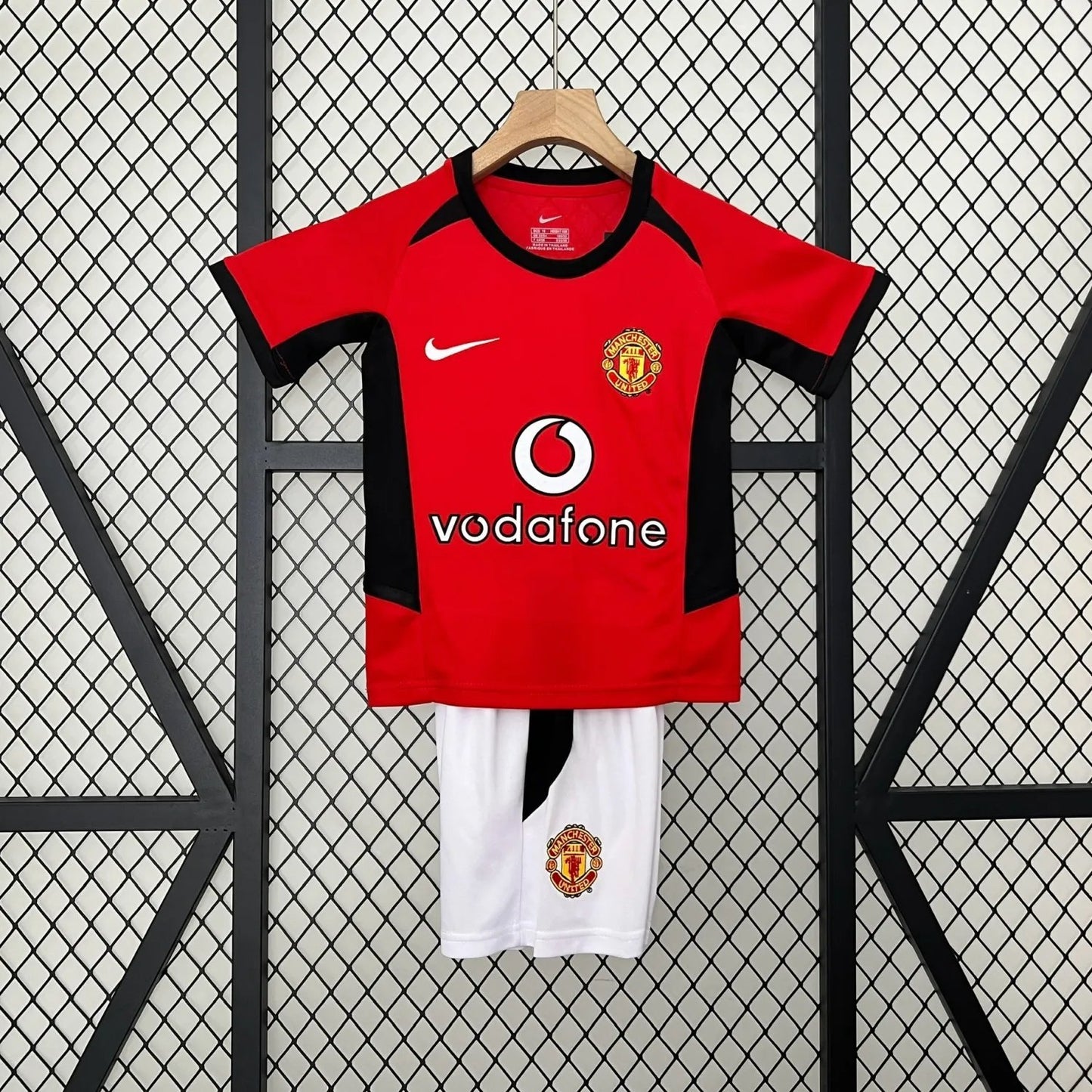 Retro 02-04 Manchester United Home Kids Kit