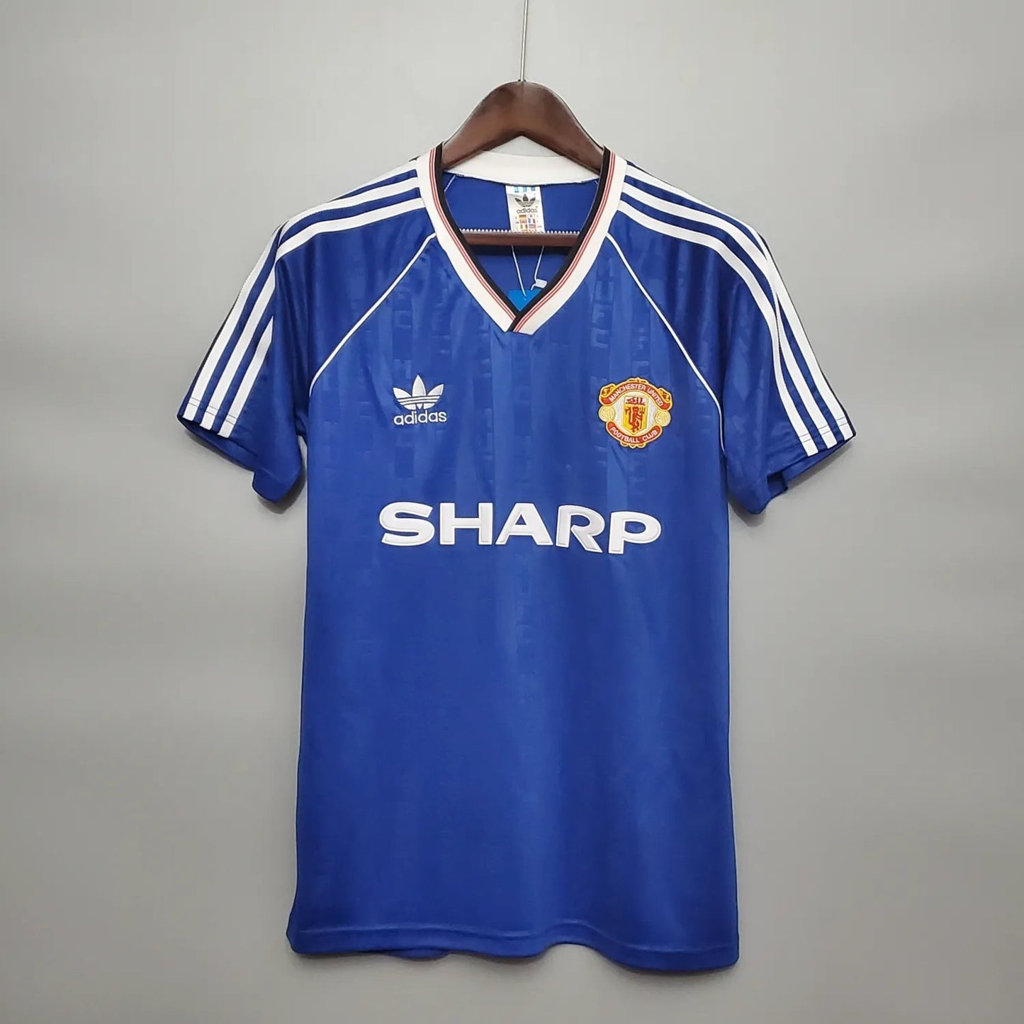 88-90 Manchester United Third Blue Retro