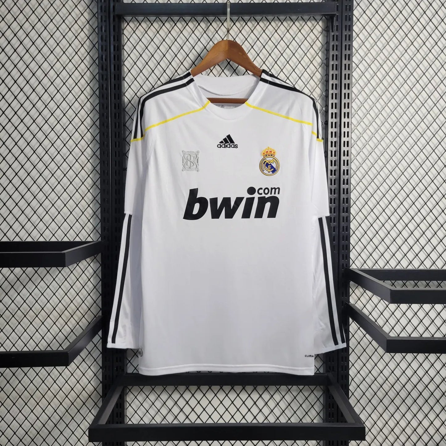 09-10 Real Madrid Home Long Sleeve Retro
