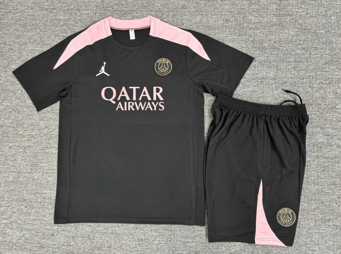 24-25 PSG Black Short Sleeve Training Suit