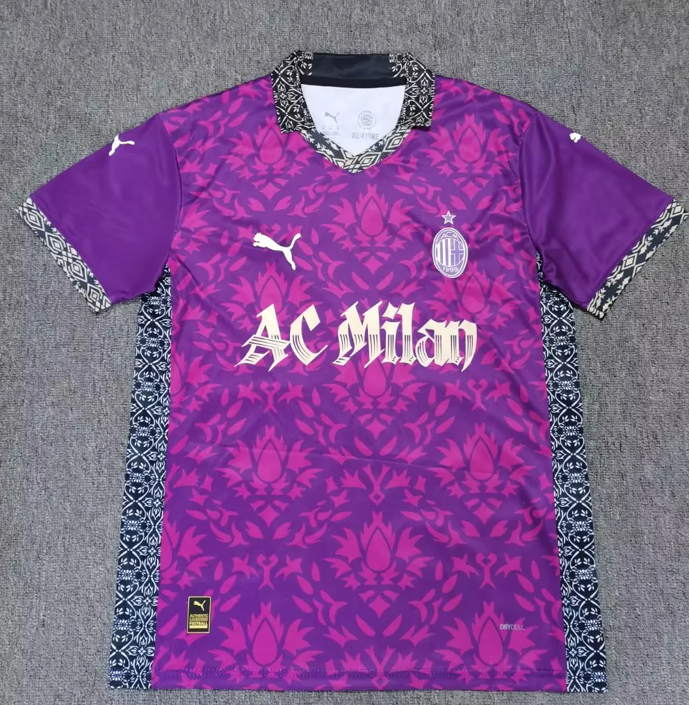 25-26 AC Milan Home Special Purple Fan Version