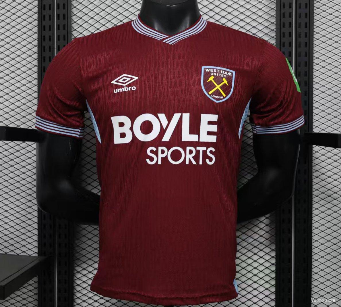 25-26 West Ham United Home Player Version