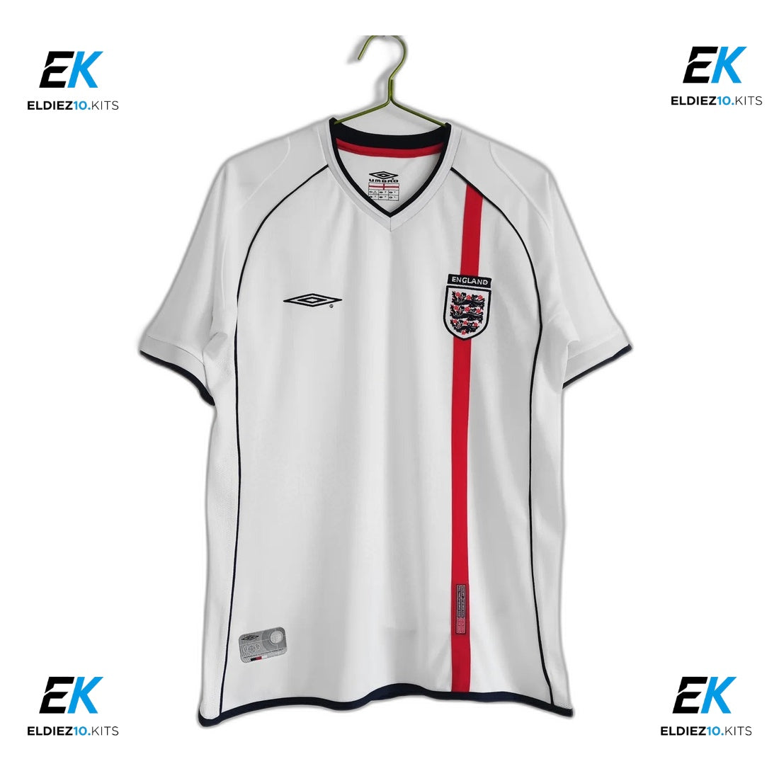 01-03 England Home White Retro